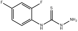 4-(2,4-DIFLUOROPHENYL)-3-THIOSEMICARBAZIDE Struktur