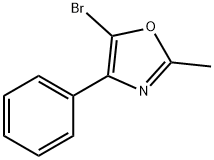 5-BROMO-2-METHYL-4-PHENYL-1,3-OXAZOLE Struktur