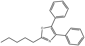 2-Pentyl-4,5-diphenyloxazole Struktur