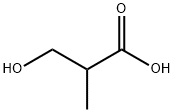 3-hydroxy-2-methylpropanoic acid Struktur