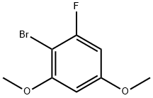 2-BROMO-3,5-DIMETHOXY-1-FLUOROBENZENE Struktur