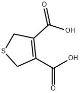 3,4-Thiophenedicarboxylic acid, 2,5-dihydro- Struktur