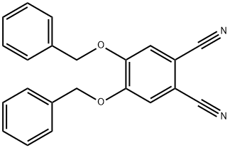 1,2-BENZENEDICARBONITRILE, 4,5-BIS(PHENYLMETHOXY)- Struktur