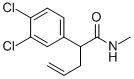 2-(3,4-DICHLOROPHENYL)PENT-4-ENOIC ACID N-METHYLAMIDE Struktur