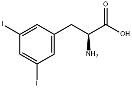 2-AMINO-3-(4-HYDROXY-3,5-DIIODOPHENYL)PROPANOIC ACID HYDRATE Struktur