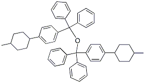 4-Methylcyclohexyl(trityl) ether Struktur