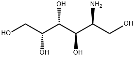 2-amino-2-deoxygalactitol Struktur