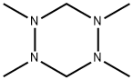 Hexahydro-1,2,4,5-tetramethyl-1,2,4,5-tetrazine Struktur