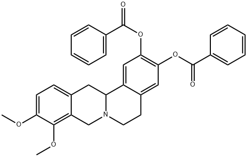 2,3-Berbinediol,  9,10-dimethoxy-,  dibenzoate  (ester)  (8CI) Struktur