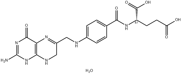 DIHYDROFOLIC ACID DIHYDRATE  90 Struktur