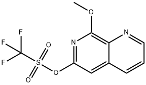 8-Methoxy-1,7-naphthyridin-6-yl trifluoroMethanesulfonate Struktur