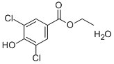 ETHYL 3,5-DICHLORO-4-HYDROXYBENZOATE HYD RATE, 98% Struktur