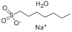 1-HEPTANESULFONIC ACID SODIUM SALT MONOHYDRATE Structure