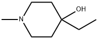 4-Ethyl-1-methyl-4-piperidinol Struktur