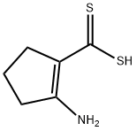 2-Aminocyclopentene-1-carbodithioic acid Struktur