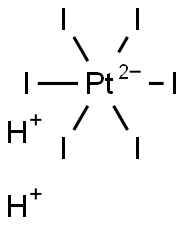 dihydrogen hexaiodoplatinate  Struktur