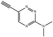 1,2,4-Triazin-3-amine, 6-ethynyl-N,N-dimethyl- (9CI) Struktur