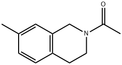 Isoquinoline,  2-acetyl-1,2,3,4-tetrahydro-7-methyl-  (9CI) Struktur