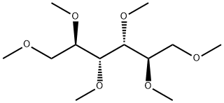 1-O,2-O,3-O,4-O,5-O,6-O-Hexamethyl-D-mannitol Struktur