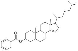 17-(1,5-DIMETHYLHEXYL)-10,13-DIMETHYL-2,3,4,5,6,9,10,11,12,13,16,17-DODECAHYDRO-1H-CYCLOPENTA[A]PHENANTHREN-3-YL BENZOATE Struktur