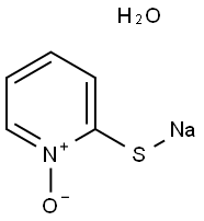 2-mercaptopyridine n-oxide sodium salt hydrate Struktur