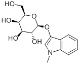 N-METHYL-3-INDOLYL-BETA-D-GALACTOPYRANOSIDE Struktur