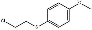 (2-chloroethyl)(4-Methoxyphenyl)sulfane Struktur