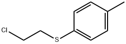 1-[(2-CHLOROETHYL)THIO]-4-METHYLBENZENE Struktur