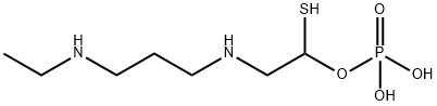 Phosphorothioic acid S-[2-[[3-(ethylamino)propyl]amino]ethyl] ester Struktur