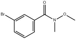 3-BROMO-N-METHOXY-N-METHYLBENZAMIDE Struktur