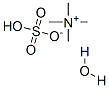 TETRAMETHYLAMMONIUM HYDROGENSULFATE HYD& Struktur