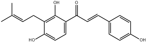 ISOBAVACHALCONE Struktur