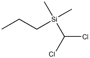 (DICHLOROMETHYL)DIMETHYL-N-PROPYLSILANE Struktur