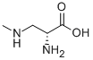 3-(N-Methylamino)-D-alanine Struktur