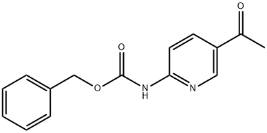 BENZYL (5-ACETYLPYRIDIN-2-YL)CARBAMATE Struktur