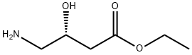 Butanoic acid, 4-amino-3-hydroxy-, ethyl ester, (3R)- Struktur