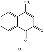 2-AMINO-1,4-NAPHTHOQUINONE HEMIHYDRATE Struktur