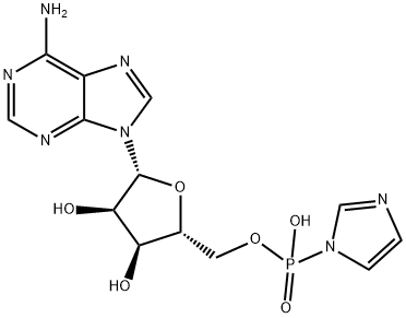 adenosine 5'-phosphoroimidazolide Struktur