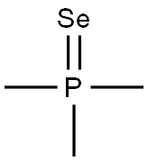 Trimethylphosphine selenide Struktur