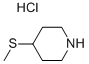 4-Methylthiopiperidine hydrochloride Struktur