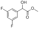 BENZENEACETIC ACID, 3,5-DIFLUORO-A-HYDROXY-, METHYL ESTER Struktur