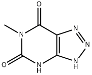 6-Methyl-1H-1,2,3-triazolo[4,5-d]pyrimidine-5,7(4H,6H)-dione Struktur