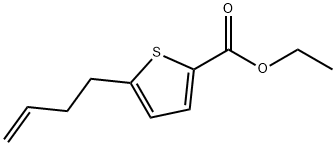 ETHYL 5-(BUT-3-ENYL)THIOPHENE-2-CARBOXYLATE Struktur