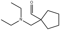 1-(DIETHYLAMINOMETHYL)CYCLOPENTANECARBOXALDEHYDE Struktur