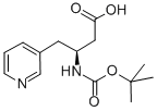 BOC-(S)-3-AMINO-4-(3-PYRIDYL)-BUTYRIC ACID Struktur