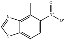 Benzothiazole, 4-methyl-5-nitro- (9CI) Struktur