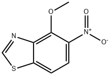 Benzothiazole, 4-methoxy-5-nitro- (9CI) Struktur