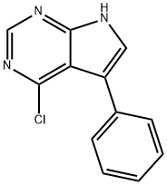 4-Chloro-5-phenyl-7H-pyrrolo[2,3-d]pyrimidine Struktur