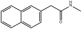 2-Naphthaleneacetamide, N-methyl- Struktur