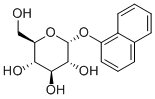 1-NAPHTHYL-ALPHA-D-GLUCOPYRANOSIDE Struktur